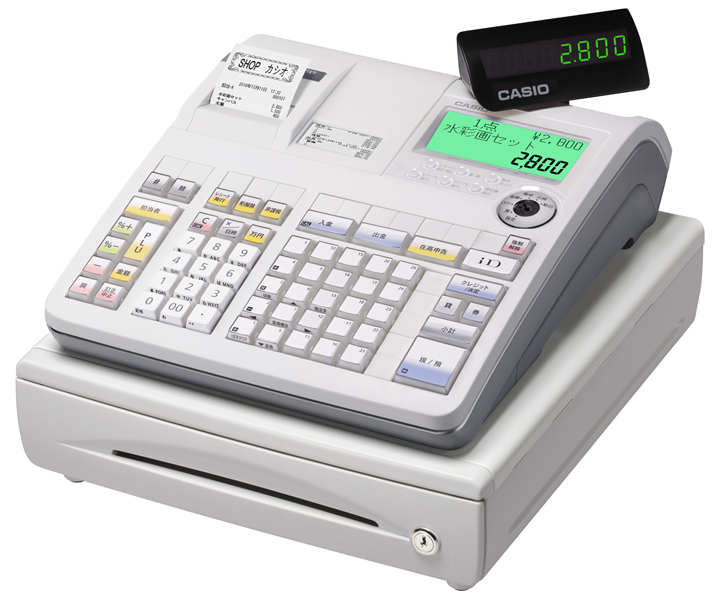 CASIO カシオ レジスター TE-2700 （動作確認済）コインカウンター付 